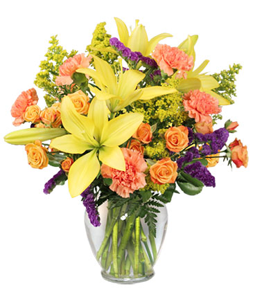 Bursting With Glee! Arrangement in Southfield, MI | Southfield Flowers