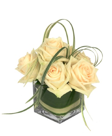 Dainty White Roses Floral Design in Southfield, MI | Southfield Flowers