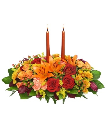 Thanksgiving Feast Centerpiece in Southfield, MI | Southfield Flowers