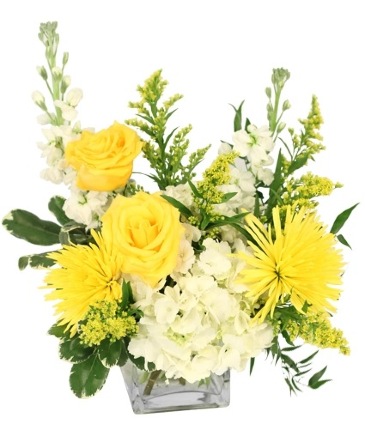 Golden Surprise Vase Arrangement in Southfield, MI | Southfield Flowers