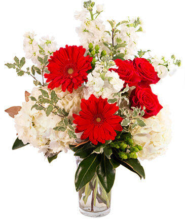 Red Frost Floral Arrangement in Southfield, MI | Southfield Flowers