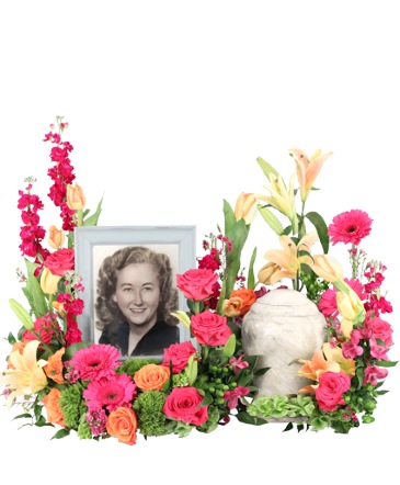 Vibrant Hope Cremation Flowers   (urn/frame not included)  in Southfield, MI | Southfield Flowers